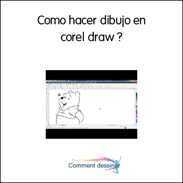 Como hacer dibujo en corel draw
